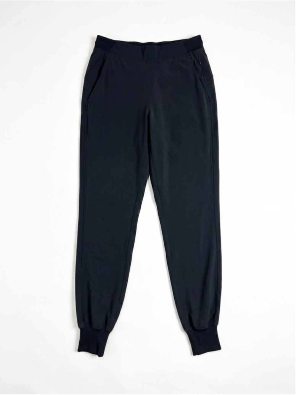 LULULEMON Street To Studio II Black Jogger Pants, Sz 4